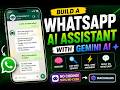Build a WhatsApp AI Assistant with Gemini (No Coding) | MachinaOS Tutorial