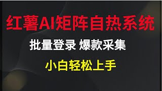 红薯克隆矩阵系统 批量采集登录  爆款采集