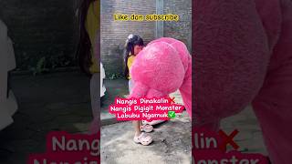 GAWAT!! DOMINIQUE DIGIGIT LABUBU SAMPE TANGANNYA BANYAK DARAH😱😱 #viralvideo #viraltiktok