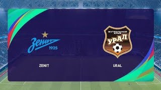 Zenit St. Petersburg vs Ural Yekaterinburg |🔴Live Match Today⚽🎬