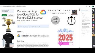 [NEW2025] Connect an App to a Cloud SQL for PostgreSQL Instance | #GSP919 | #qwiklabs | Lab Solution