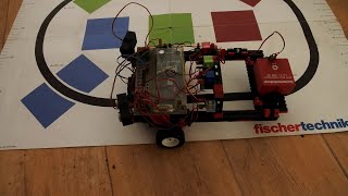 fischertechnik driving robot Mydfir ep. 91 : RF connection , diagnosis, Python, power and testing