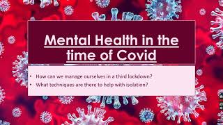 Y12 Tutorial - Mental Health in the Time of Covid