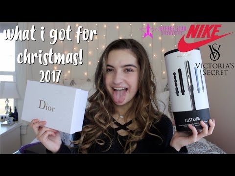 WHAT I GOT FOR CHRISTMAS 2017!! - YouTube