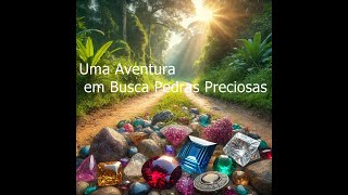 Uma Aventura em Busca Pedras Preciosas n natureza