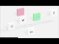 Amazing CSS Isometric Social Media Icons Hover Effects | Teaser