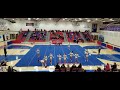 Broad Run High School at 4A Dulles District Cheer Competition 2022