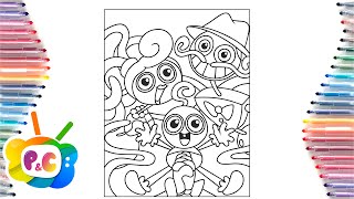 Long Legs Family Reunion coloring/Mommy long legs coloring pages /Arcando - In My Head [NCS Release]