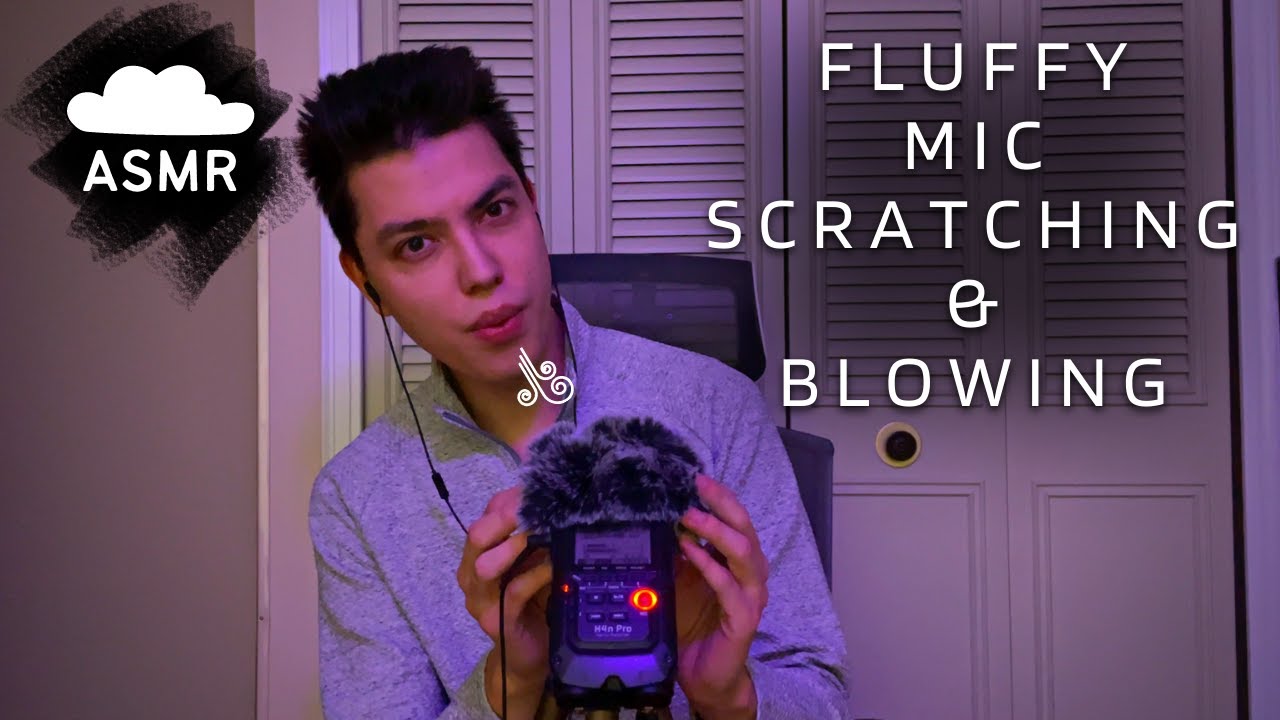Asmr Fluffy Mic Scratching And Blowing Youtube