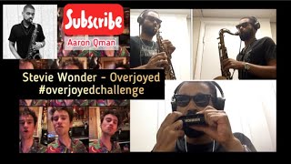 Stevie Wonder - Overjoyed (Cover) Challenge Aaron Qman feat. Jacob Collier (Collab)