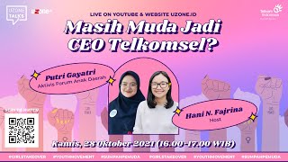 Uzone Talks -Masih Muda Jadi CEO Telkomsel?