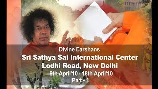 2010 Sri #SATHYA #SAI BABA Divine Darshans in #DELHI - PART 1