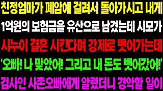 (실화사연) 친정 엄마 목숨 값으로 시누이 결혼 시키려 한 시모에게 경악할 복수를 하는데../ 사이다 사연,  감동사연, 톡톡사연