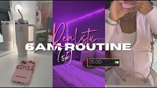 My REALISTIC 6AM Morning Routine | GRWM , Bible , chitchat , won’t be doing again