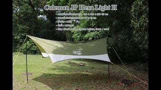 Coleman JP Hexa Light II วิธีกางฟลายชีทคนเดียว