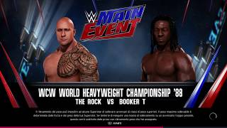 Summerslam 2001 The Rock Vs Booker T For The Wcw Championship