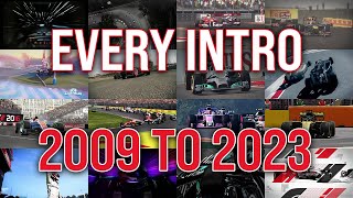 Every Codemasters' F1 Game Intro From 2009 to 2023 - F1 2009 to F1 23