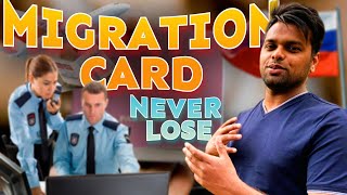 Russian migration card Explained | Tamil vlog | @Russiatamilan