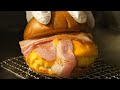 포동포동한 계란, 베이컨 치즈 에그버거 - 강남 에그오리진 / bacon cheese egg burger - korean street food