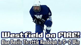 Westfield 5 Randolph 2 | HS Hockey | Two Elite Public Powers Clash!