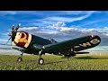 Arrows RC F4U-4 Corsair 1100mm Warbird Golden Hour 4S Test Flight #44