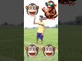 Monkey head to monkey, mango & yaar vfx funny shorts #vfx #viralshorts