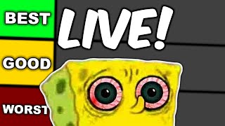 Ranking SpongeBob Bootleg Remakes LIVE!