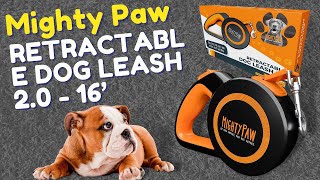 Mighty Paw Retractable Dog Leash 2 0  16’