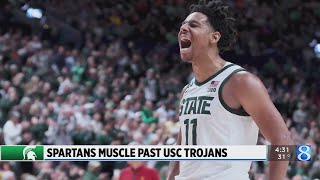 Michigan State muscles past USC in March Madness