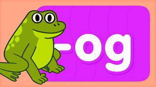 Learn to read words in the “og” Word Family | Turn \u0026 Learn ABCs