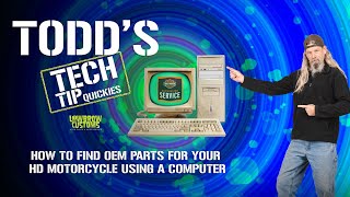 Todd's Tech Tip Quickies: Using Harley-Davidson Service Portal To Find OEM Parts For Your Motorcycle