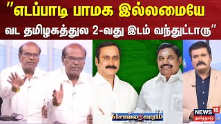 Sollathigaram | எடப்பாடி பாமக இல்லாமையே வாட தமிழகத்துல இரண்டாவது இடம் வந்துட்டாரு - ரவீந்திரன்