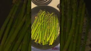 5 minutes Pan-fried #asparagus easy recipes and delicious #shorts