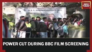 BBC Documentary Row: Power Cut In Delhi's Ambedkar University During BBC Modi Film Screening