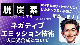 【脱炭素GXチャンネル】ネガティブエミッション技術：人口光合成について解説