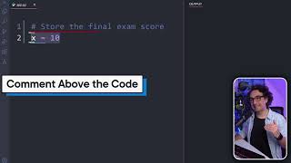Python Comments Visually Explained #Python Course 3 Creator : [@DataWithBaraa ]