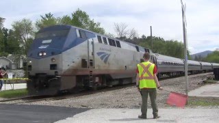 Amtrak 292 ctr rutland National train day 2016