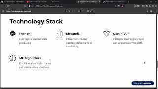 Smart Fleet Management System | Student Project in AI + Transportation
