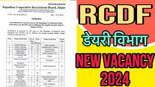 RCDF New Vacancy 2024