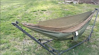 SunYear Camping Hammock system. 2 person with bug net and Tarp. unboxing and first impressions.