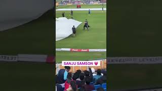 Sanju Samson helping ground staff during rain won everyone hearts in India Vs Nz 2nd ODI #shorts