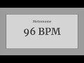 96 bpm metronome