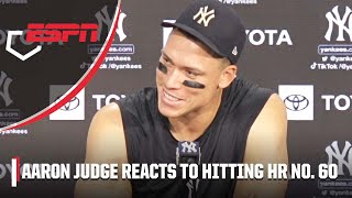 Aaron Judge: You never imagine as a kid your name with Yankee greats Ruth and Maris | MLB on ESPN