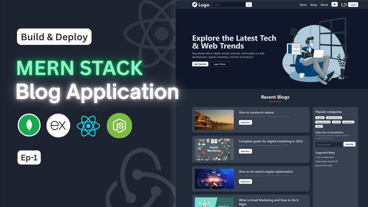 1 How To Build Deploy A Full Stack Blog Application Using Mern Stack