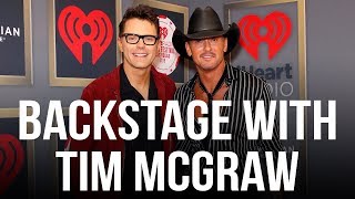 Bobby Talks With Tim McGraw Backstage At 2019 iHeartRadio Music Festival