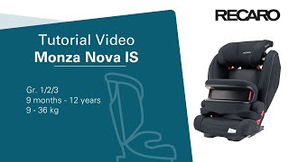 RECARO Monza Nova IS: How to install the child seat correctly