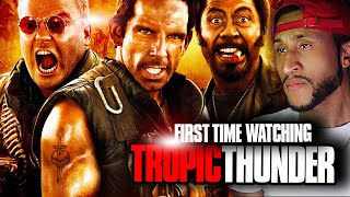 First Time Watching "Tropic Thunder" Is Robert Downey Jr. BLACKFACE?!..Movie Reaction!
