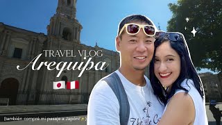 Explorando la ciudad blanca 🌋 con mi esposo japonés 🇯🇵 | Vlog en Arequipa