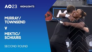 Murray/Townsend v Mektic/Schuurs Highlights | Australian Open 2023 Second Round