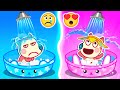 🚿 Lycan and Baby Have Fun During Bath Time 🐺 Cartoons for Kids | LYCAN - Arabic